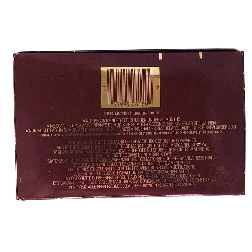 MATCHBOX unless type ton